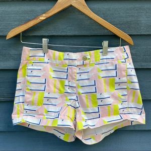 J Crew pink stretch shorts size 2
